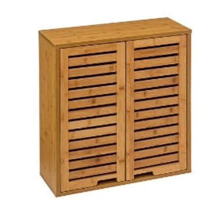 Móvel de parede wc SICELA castanho, , large