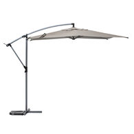 Parasol MANOA exc&eacute;ntrico gris pardo 3m