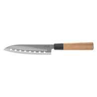Cuchillo Santoku Con Mango De Bamb&uacute;