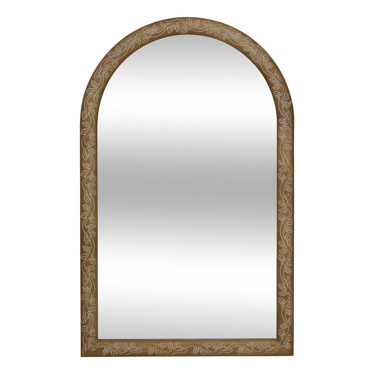 Espelho de parede castanho 118cm, , large