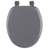 Tampa Wc Em Madeira Lux Cinza