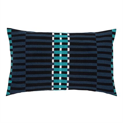 Almofada JOYFUL tricot azul 30x50cm, , large