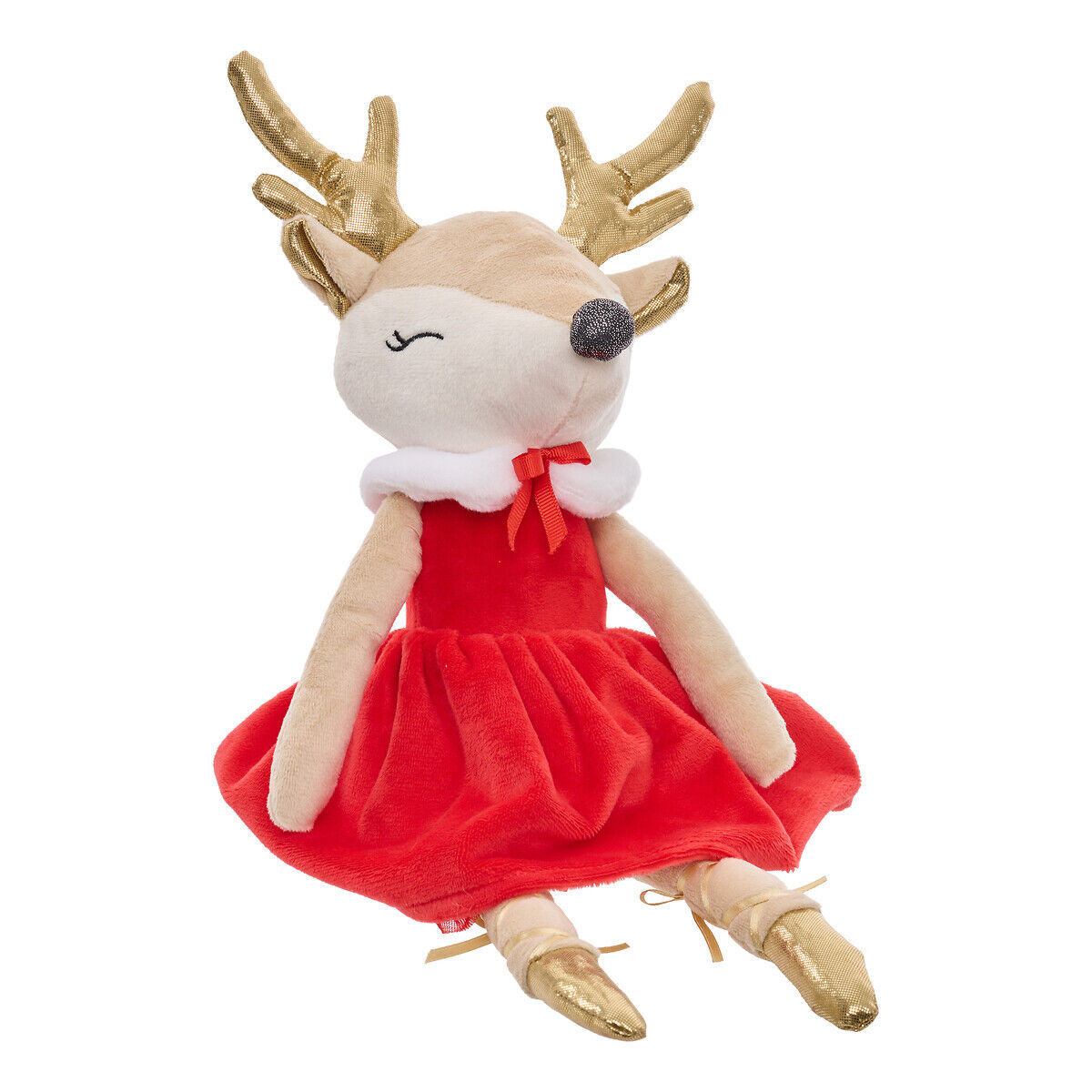 Figura Rena com vestido vermelho 44cm, , large