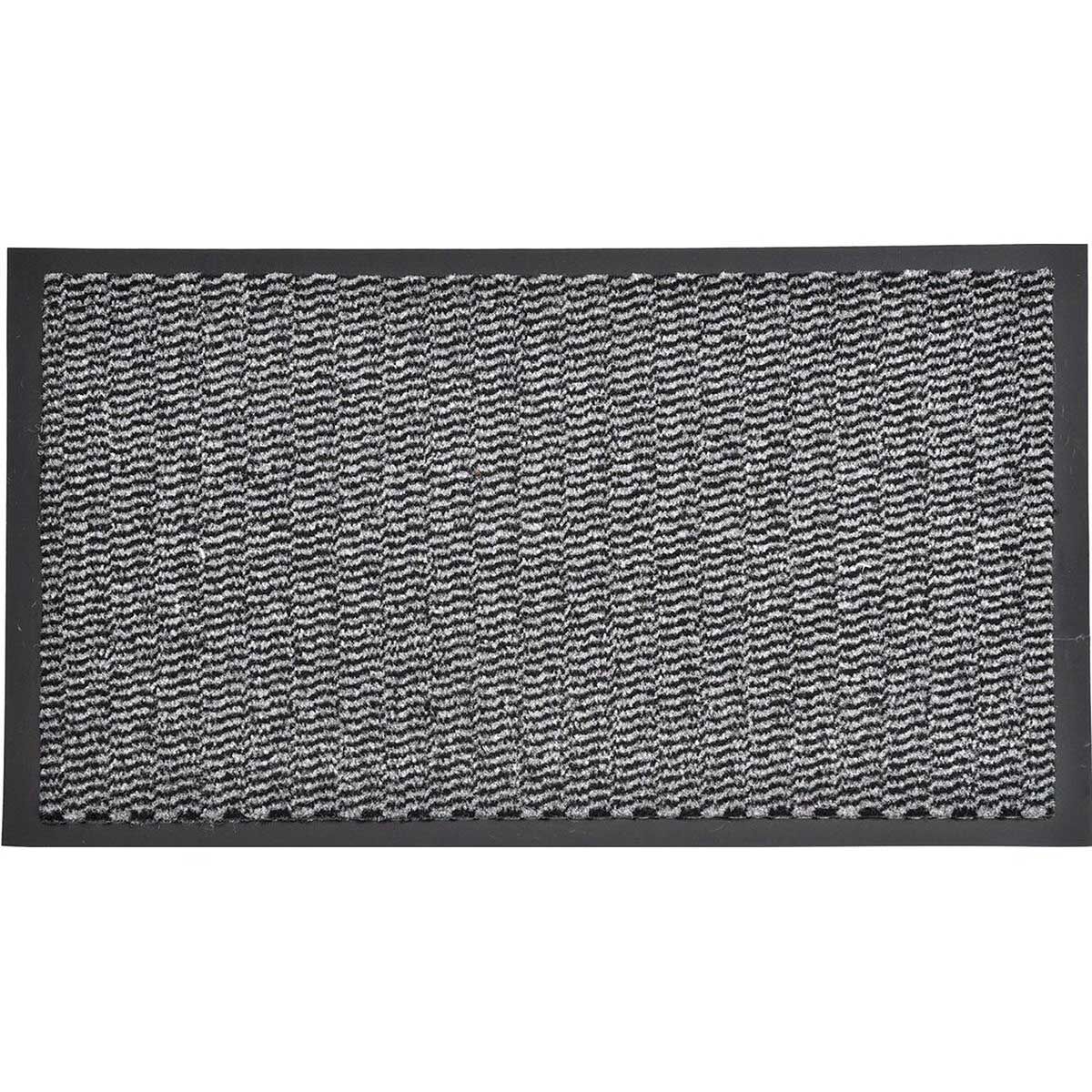 Tapete de entrada LISA cinza 80x120cm, , large