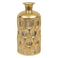 Jarrón con textura BELLI dorado 41cm