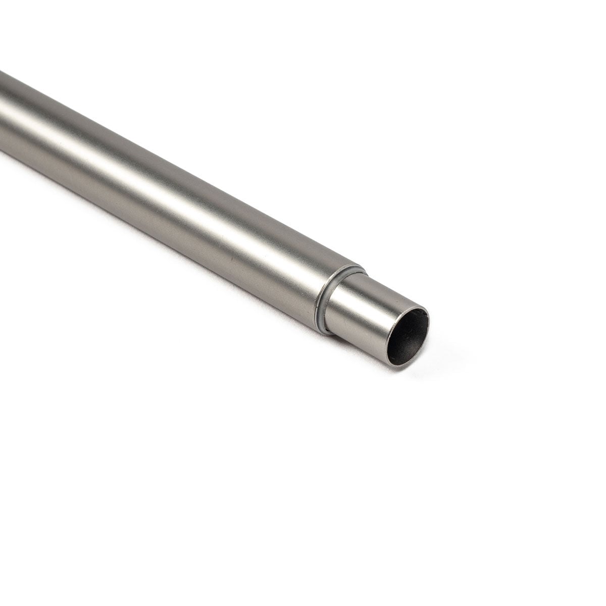 Tubo de ferro forjado extensível prateado fosco 185-350cm, , large