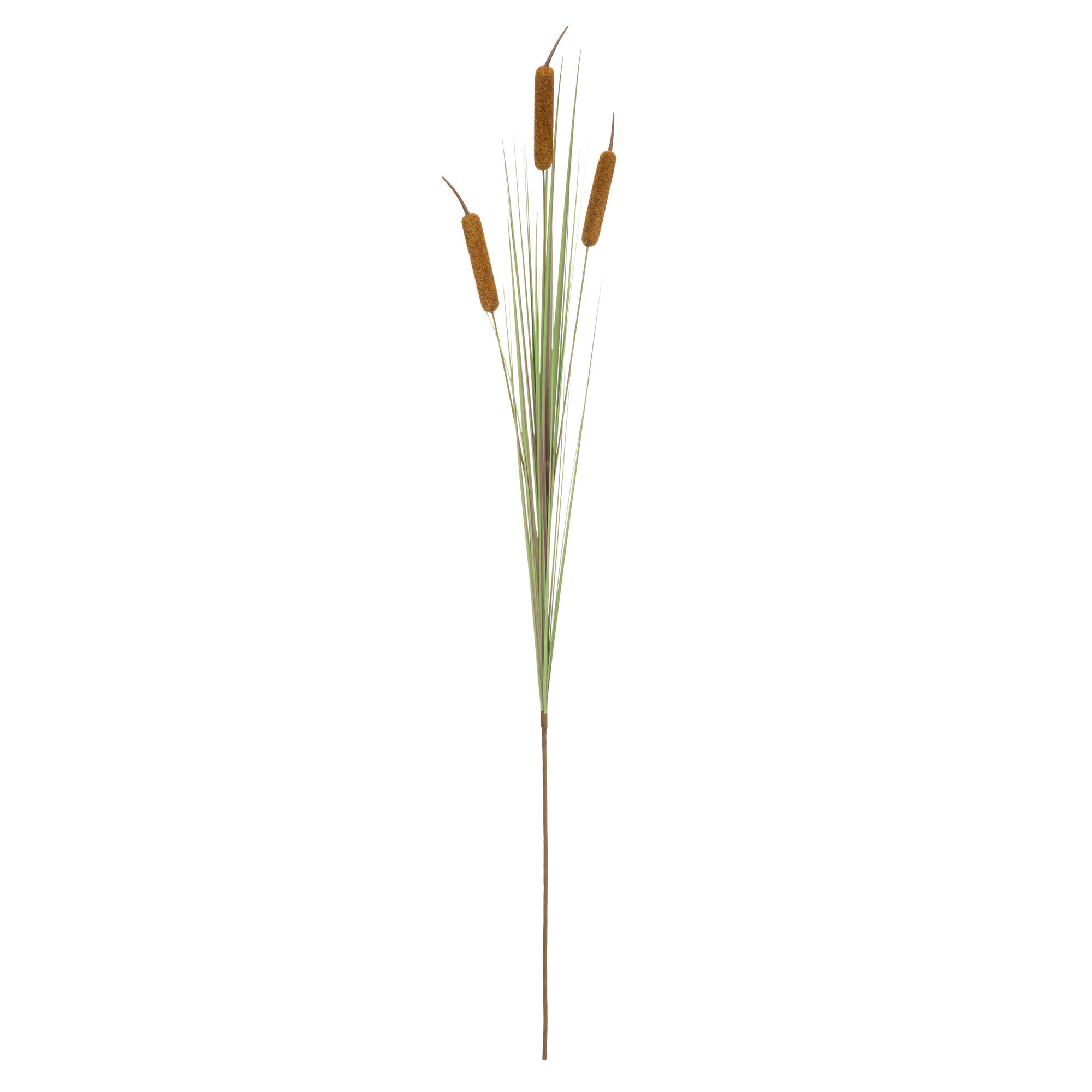 Haste roseau com 3 flores artifical, , large