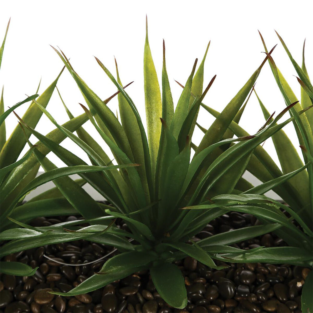 Vaso com 3 plantas de aloé vera artificiais, , large