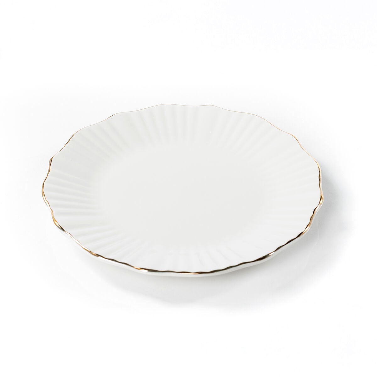 Prato raso AUBREY branco 27cm, , large