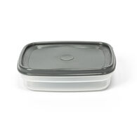 Recipiente Rectangular Gris 0.8L 
