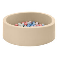 Piscina de 100 bolas 40cm beige MOOVY