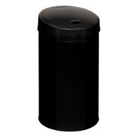 Cubo de basura con sensor autom&aacute;tico negro inox