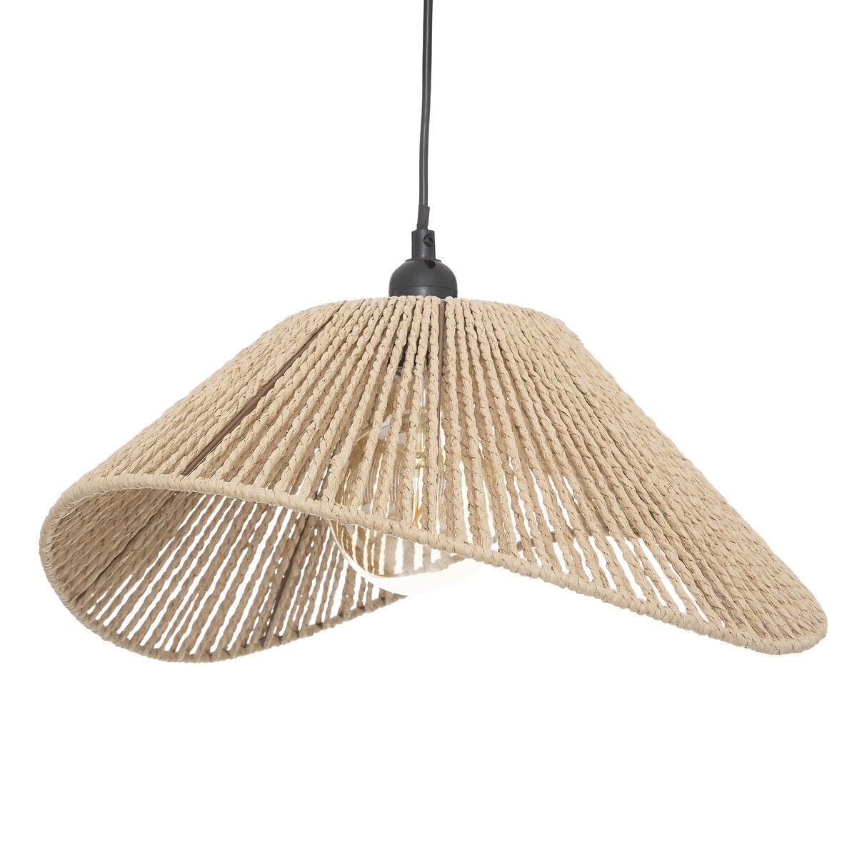 Lámpara de techo MYHA beige de cuerda, , large