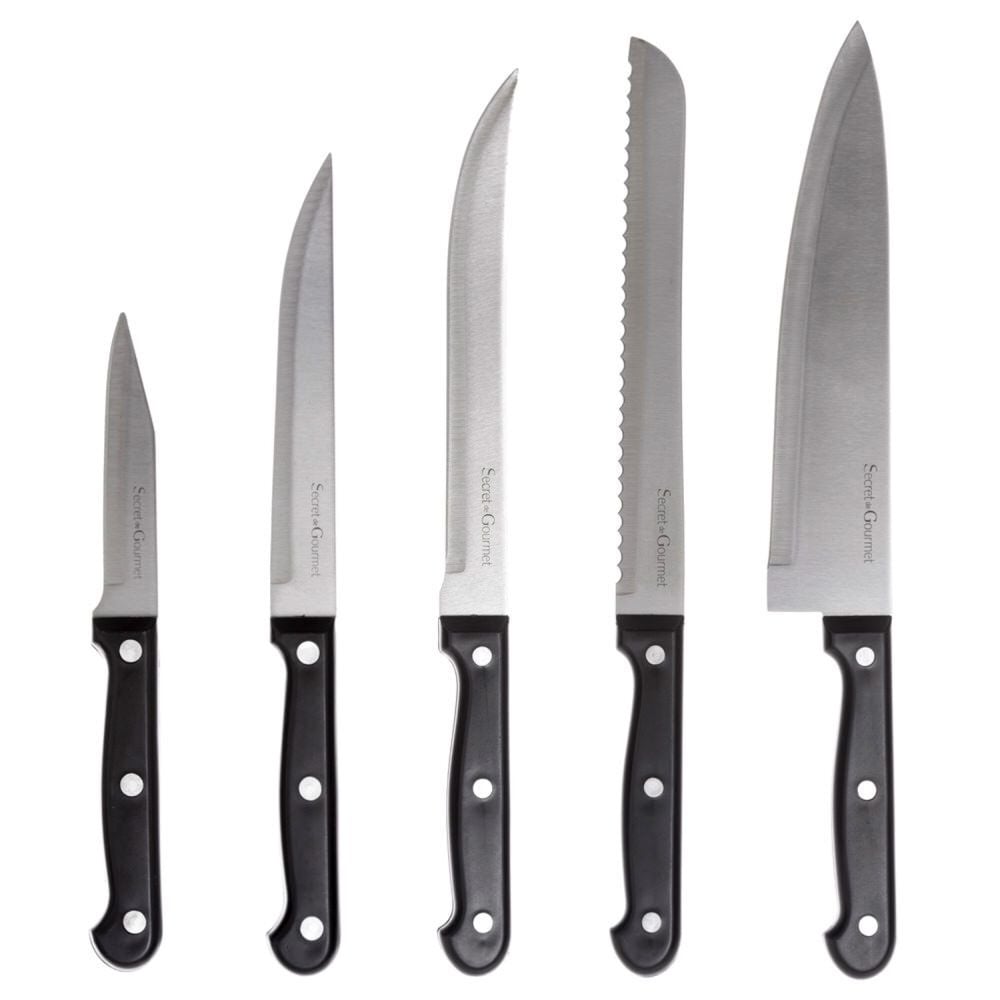 Conjunto de 14 facas cozinha c/ suporte, , large