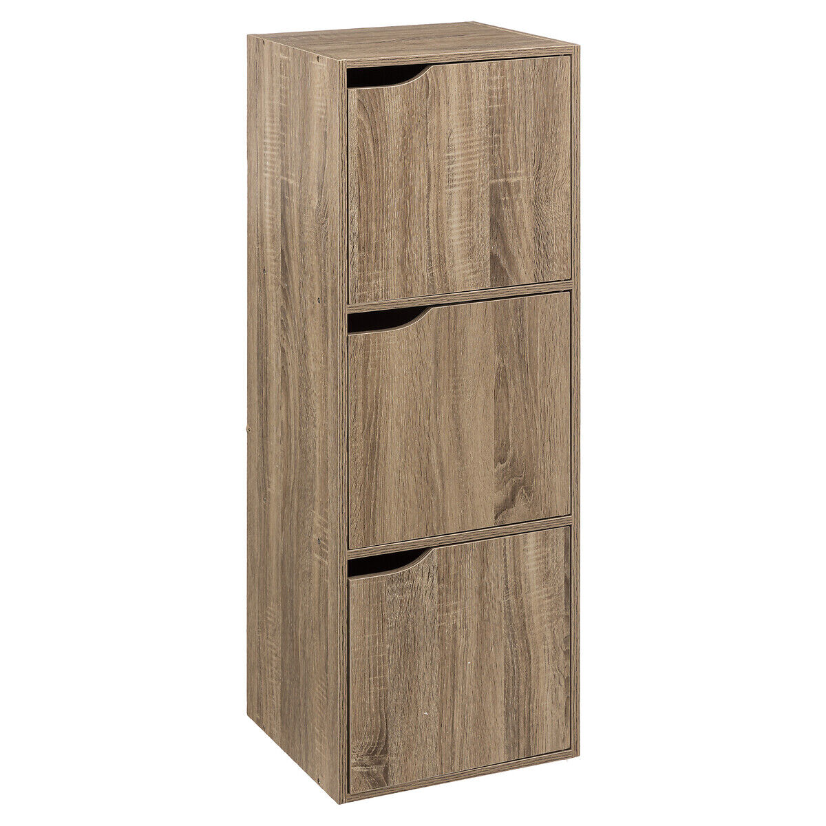 Estante castanha MIX modul com 3 portas, , large