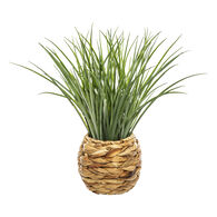 Maceta Con Planta Artificial 50x46Cm