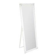 Espelho De Ch&atilde;o Branco Trabalhado 172cm