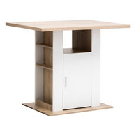 Isla de cocina con almacenaje beige