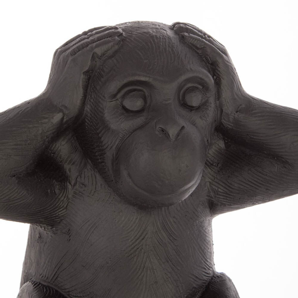 Estatueta macaco sábio surdo, , large