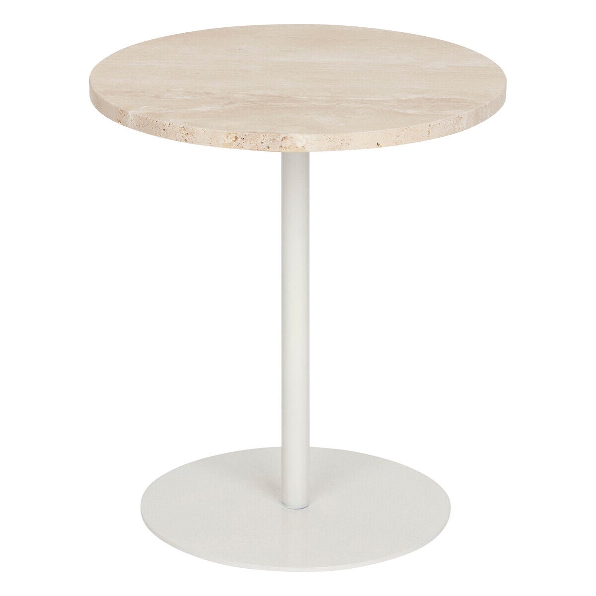 Mesa de apoio CELEN branca em cimento D40x45cm, , large