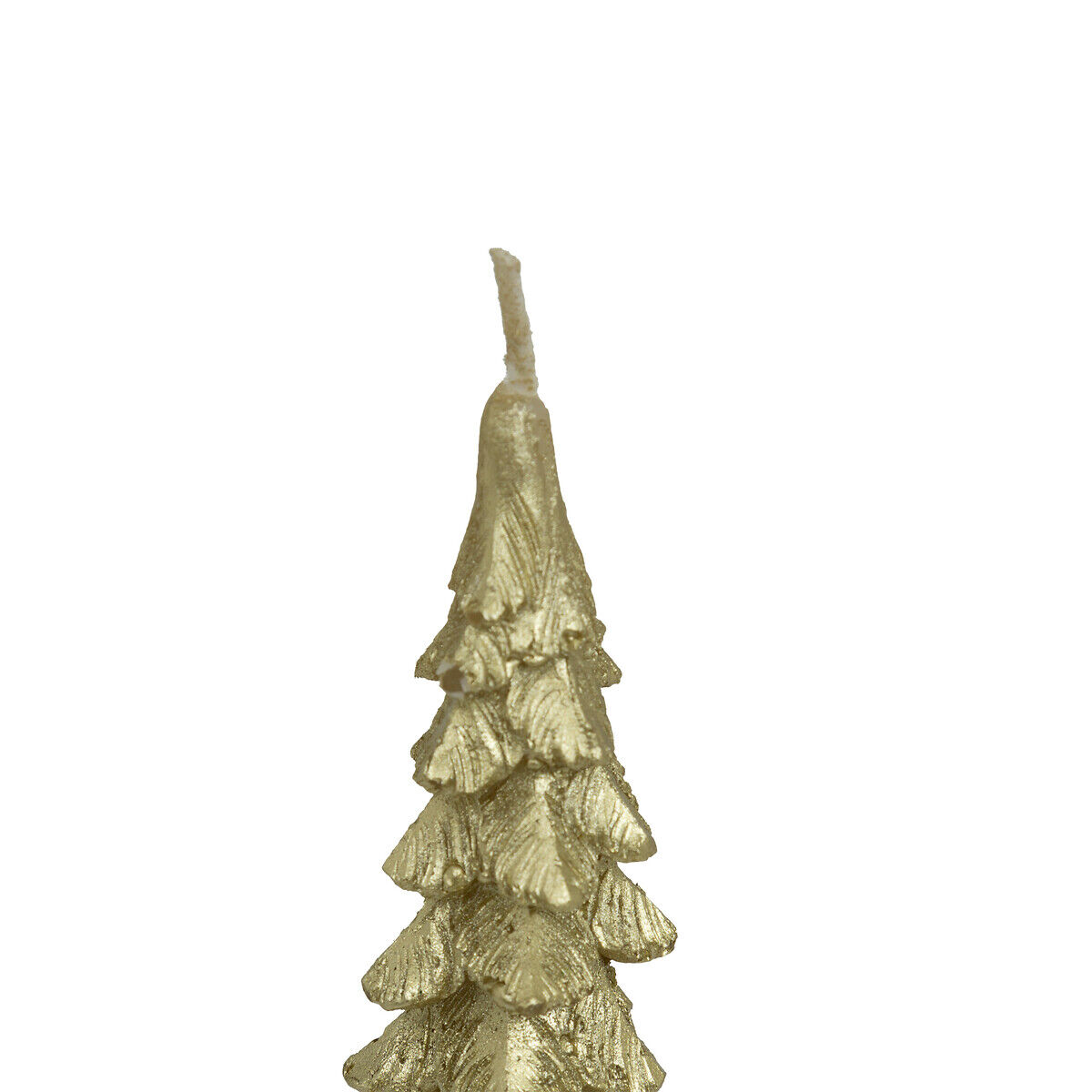 Set de 2 velas árbol de Navidad blancas 25cm , , large