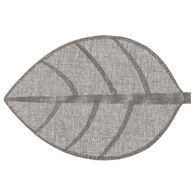 Mantel Individual Hoja Gris 50x33Cm 