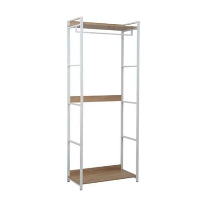 Roupeiro LAUREN branco em metal 200cm, , large