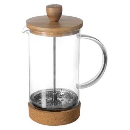 Cafeteira em vidro e bambu 60cl, , large
