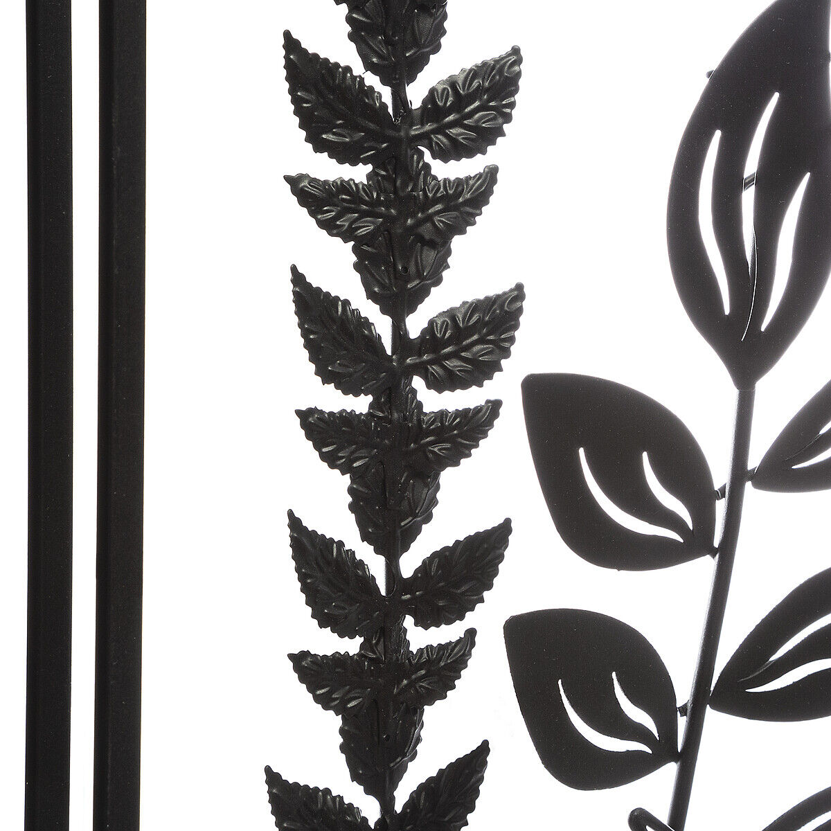Decoração mural ELLA preta em metal 40,5x40,5cm, , large
