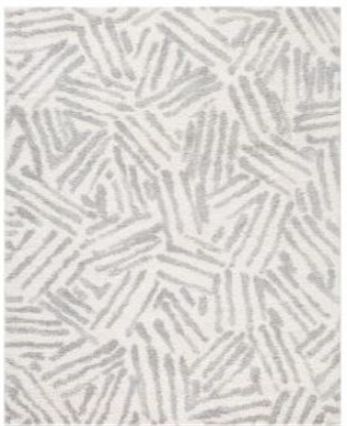 Tapete TOUL geométrico cinza 80x150cm, , large