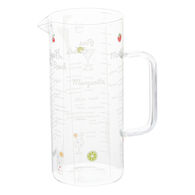 Jarra transparente de vidrio 1.5L