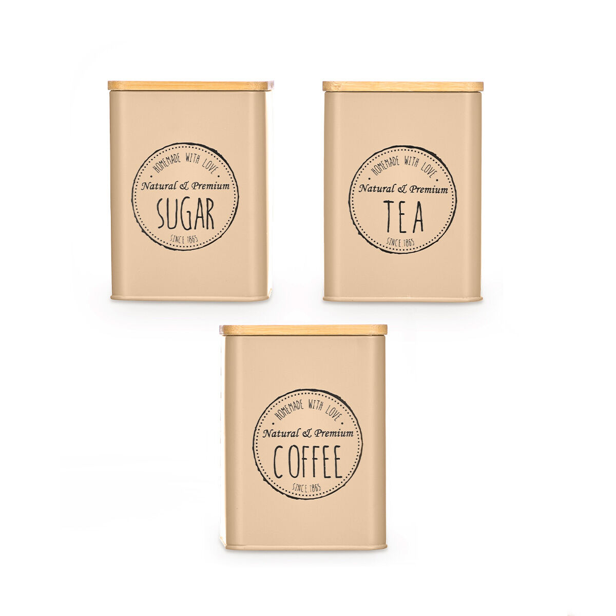 Lata bege para café, , large