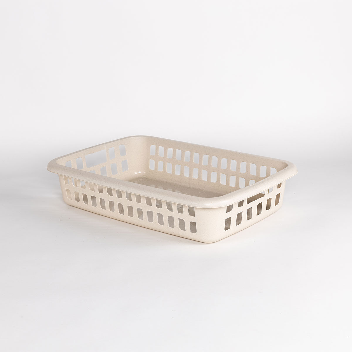 Low laundry basket grey, , large