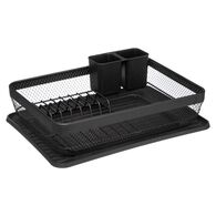 Escurreplatos Metal Negro 43x32x13.5Cm 