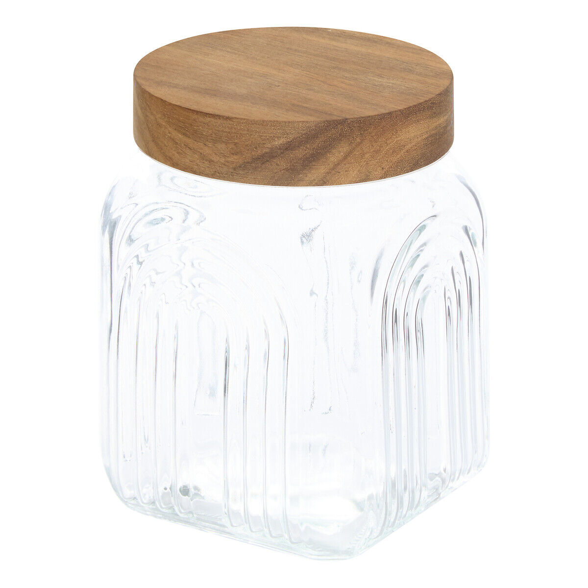 Frasco ARCHE com tampa madeira acácia 1L, , large