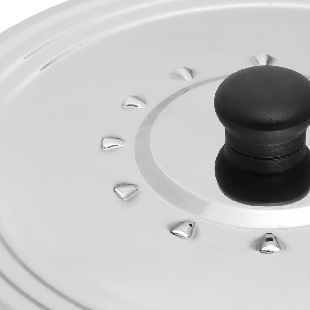 Stainless steel lid for saucepan 22/24, , large