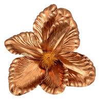 Flor magnolia con pinza 22cm