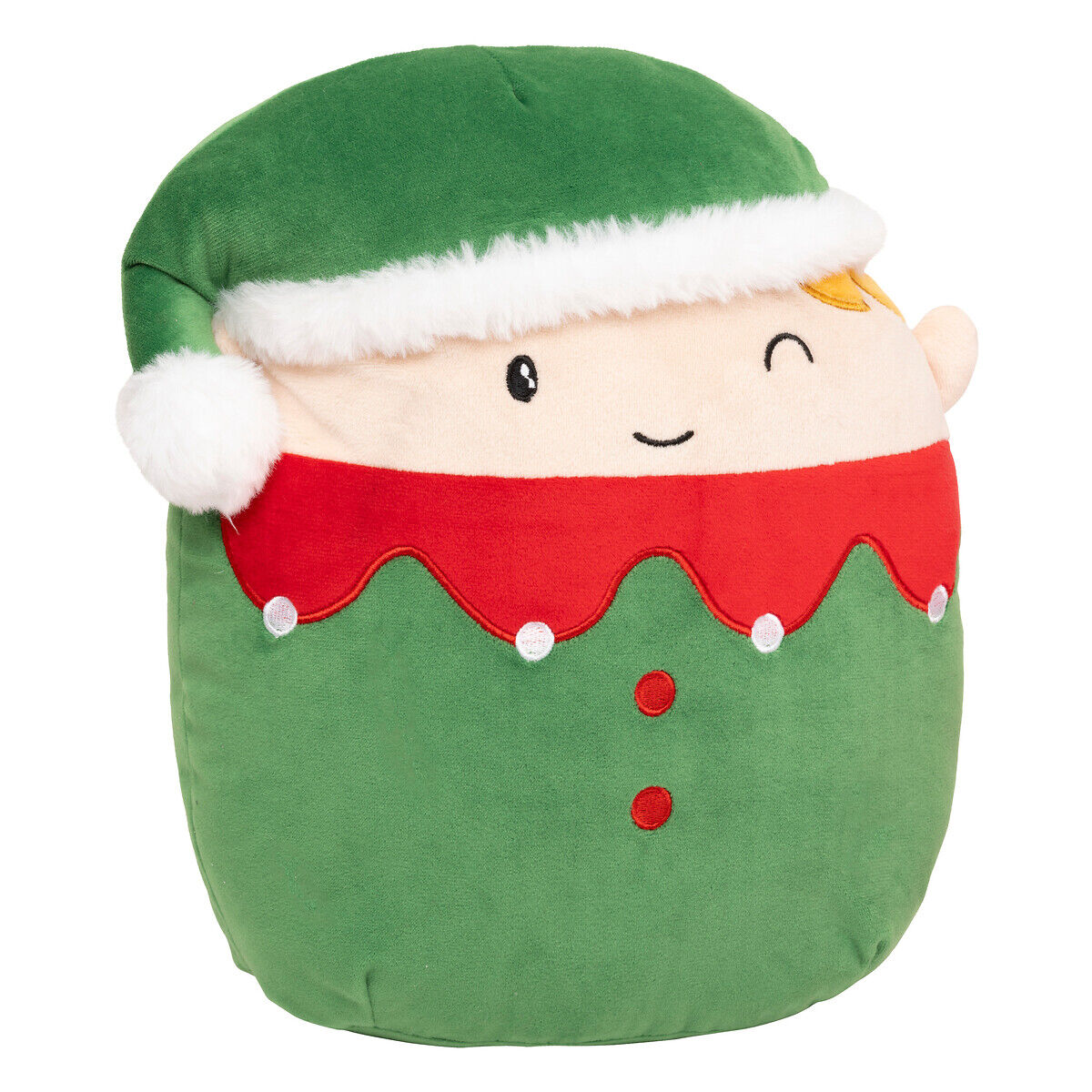 Peluche elfo verde 35cm, , large