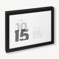 Portarretrato para 2 fotos EVA negro 10x15cm