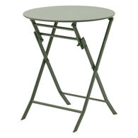 Mesa redonda plegable 2 plazas GREENSBORO verde