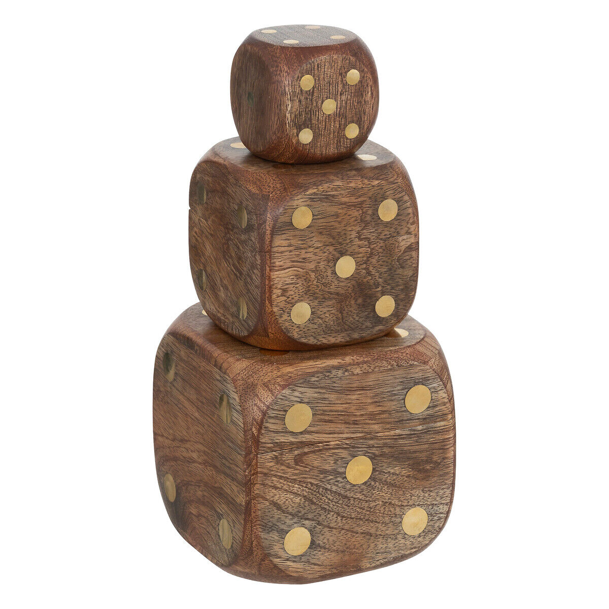 Conjunto de 3 dados decorativos ROGER 10x10cm, , large