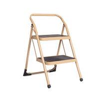 Escalera crema con 2 pelda&ntilde;os
