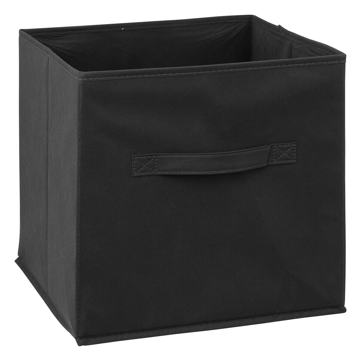 Caixa de arrumação cinza escuro 31x31cm, , large