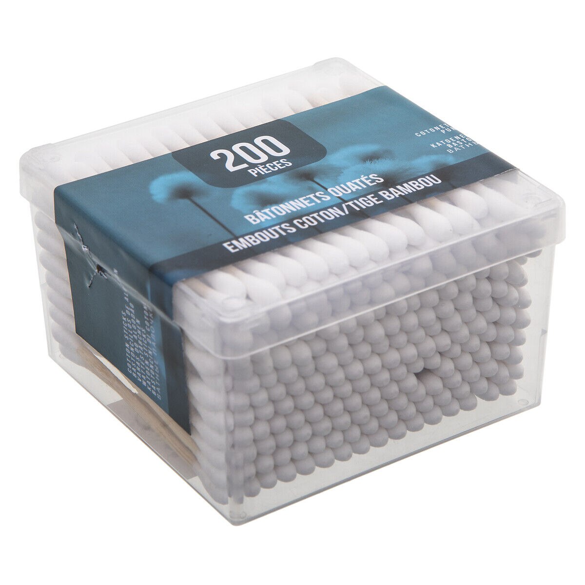 Cotonetes em bambu, , large