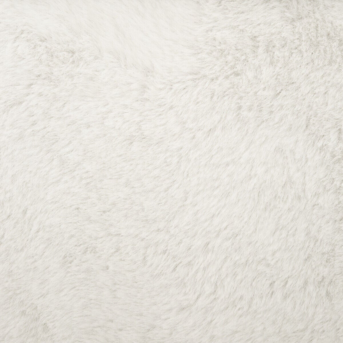 Storage pouffe EZZIO white in faux fur, , large