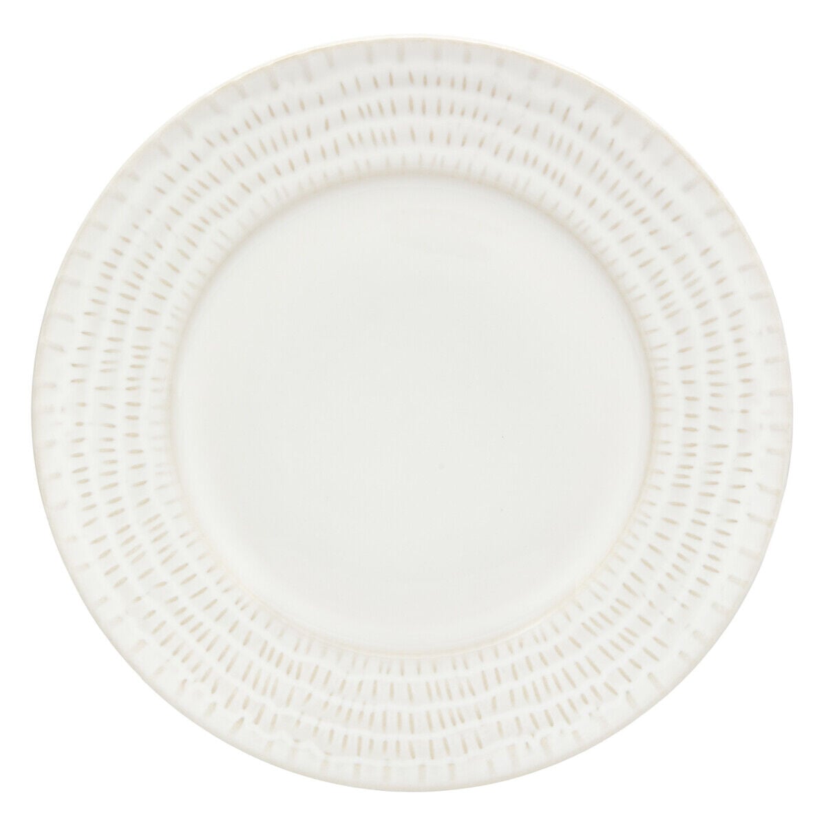 Prato raso CAMILLE branco 27cm, , large