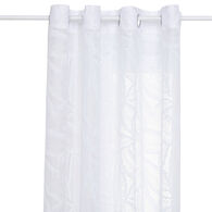 Cortina con hojas LAZI blanca 140x240cm