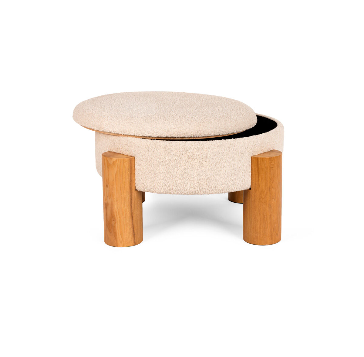 Banqueta SISTELO bege com arrumação, , large