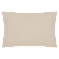 Capa De Almofada Bege Em Algodão Percal 50x70cm