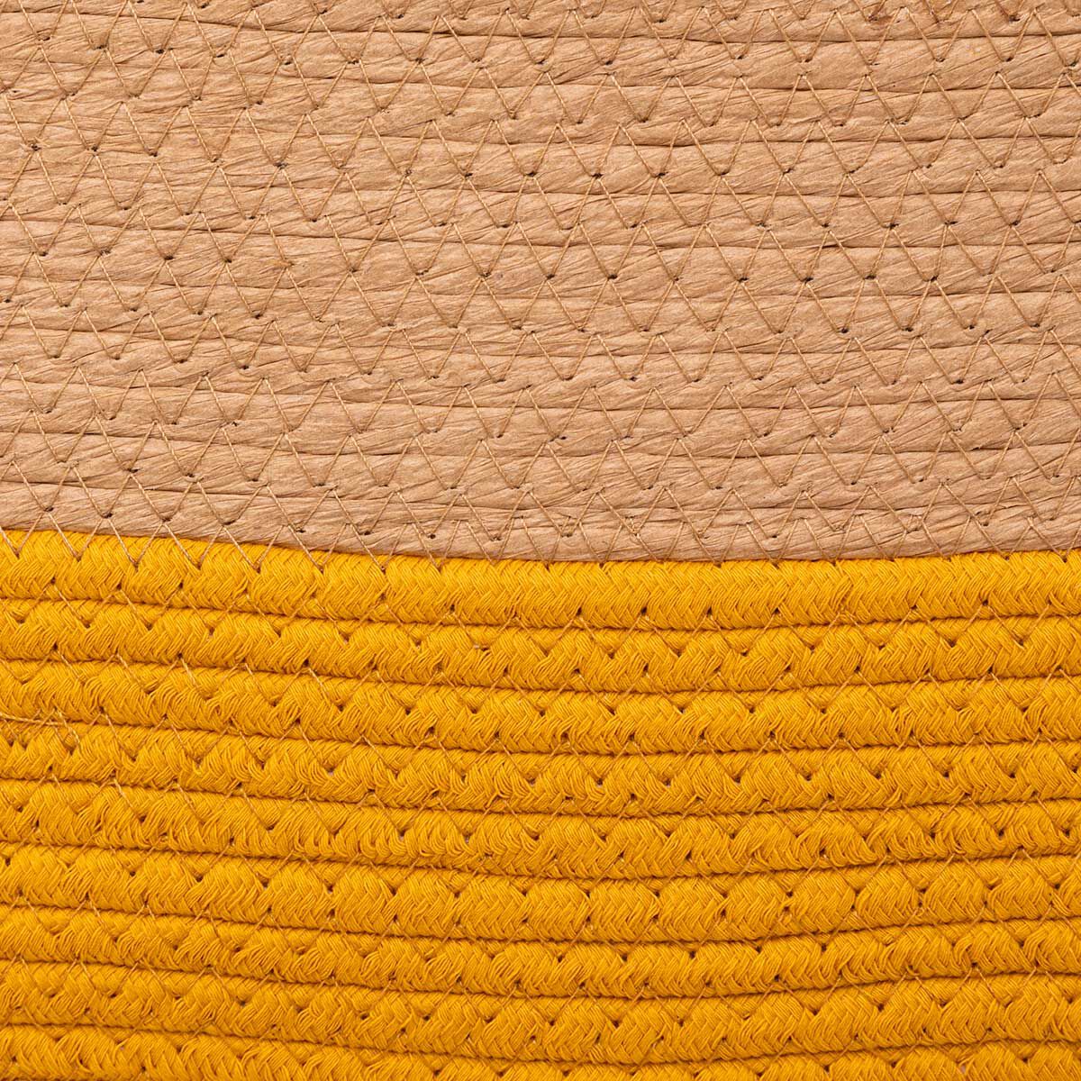 Bathroom storage basket SOLAR ochre, , large
